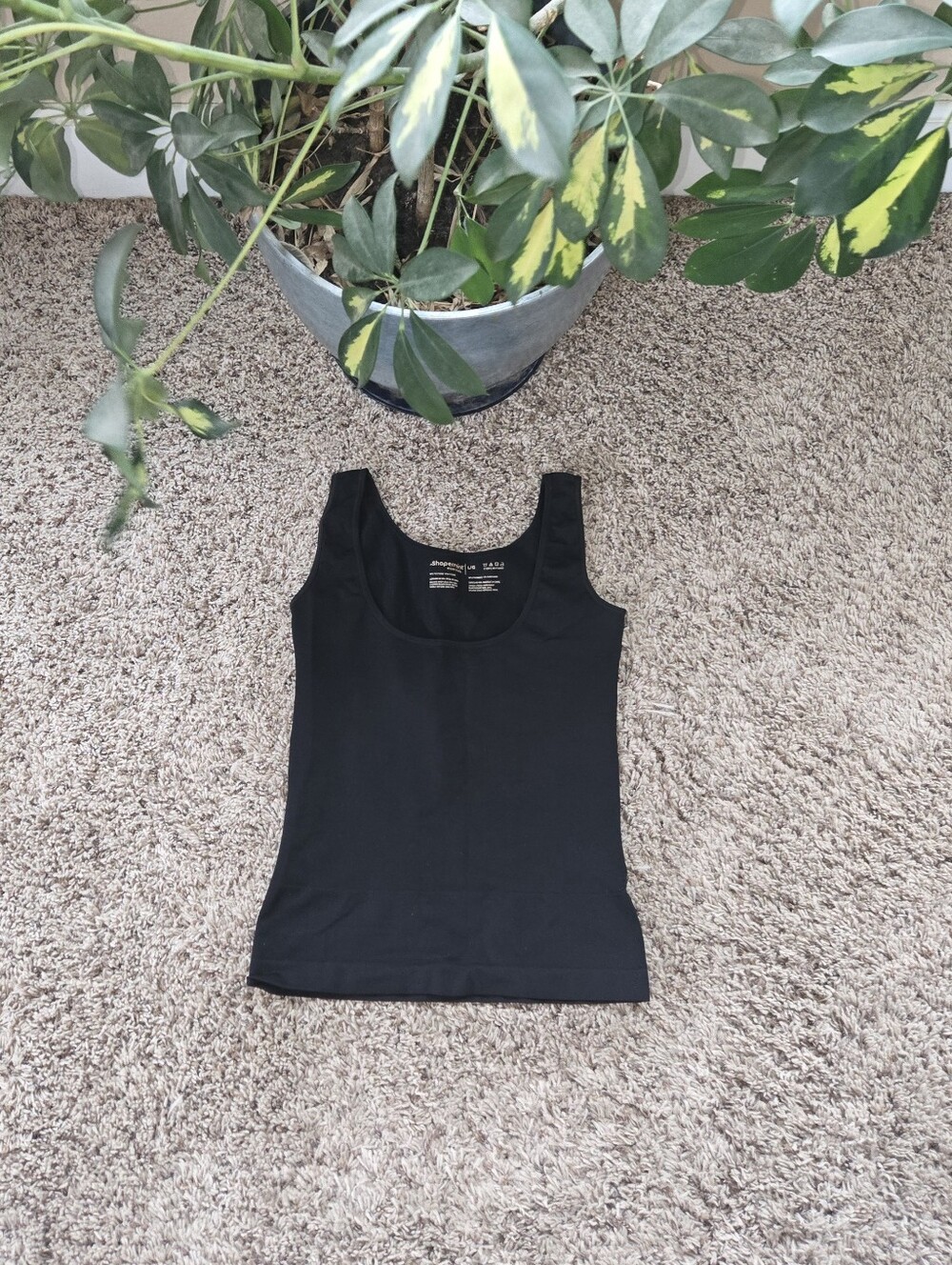 NWOT shapermint Essentials Open bust shaper cami Large